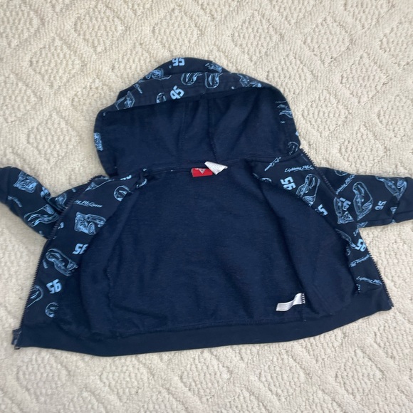 6/9 month Lightning McQueen Navy Hoodie - Picture 6 of 7